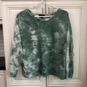 Drew women’s tie dye crop sweatshirt